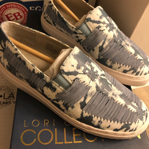 Shoes - Blue slip on shoes Size 5